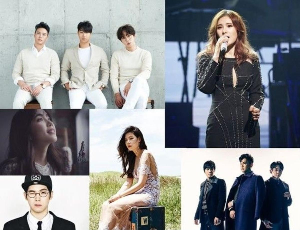 Các nghệ sĩ biểu diễn trong concert tại Seoul.