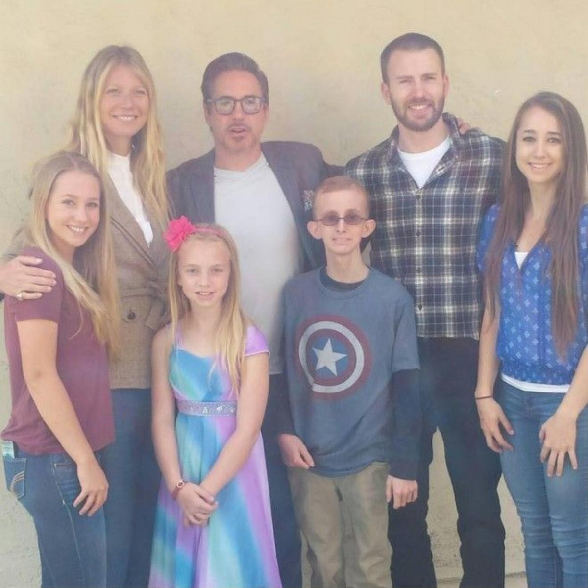 robert downey jr chris evans gwyneth paltrow wilcox family