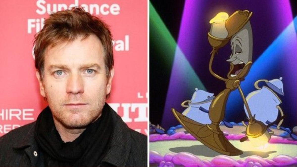 Ewan McGregor trong vai Lumiere.