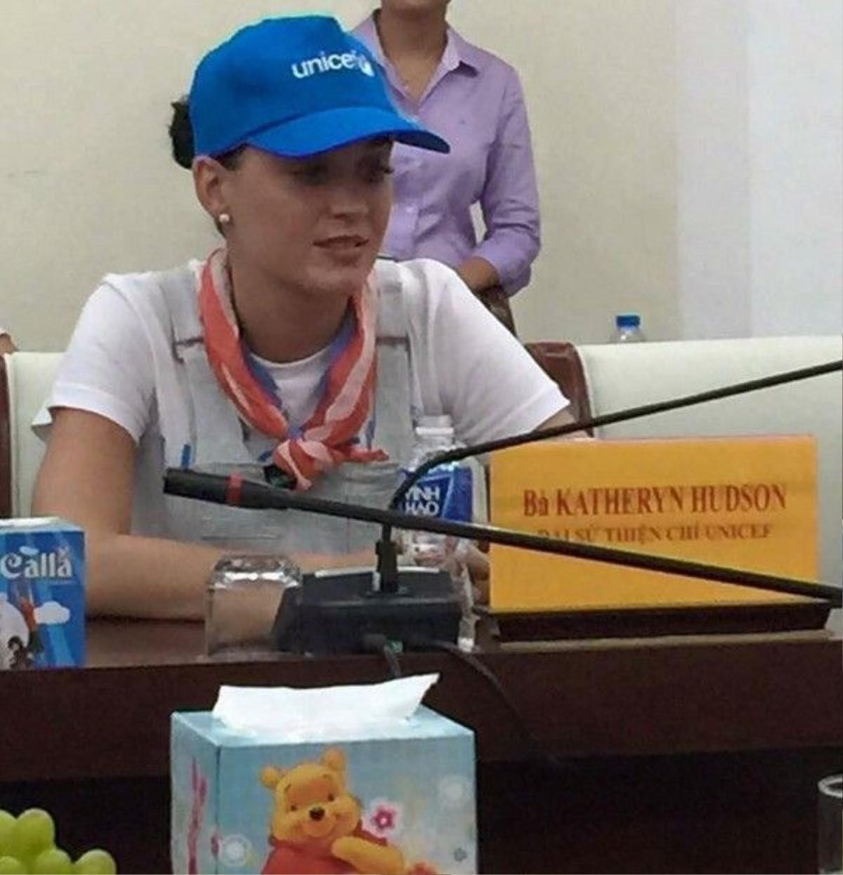 Katy Perry tham dự sự kiện tại Việt Nam với tư cách đại diện của quỹ Unicef.