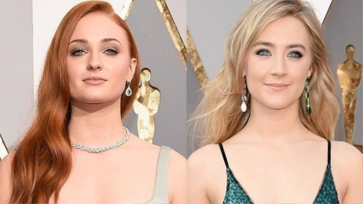 Sophie Turner vẫn còn quá trẻ để đuổi kịp Saoirse Ronan.