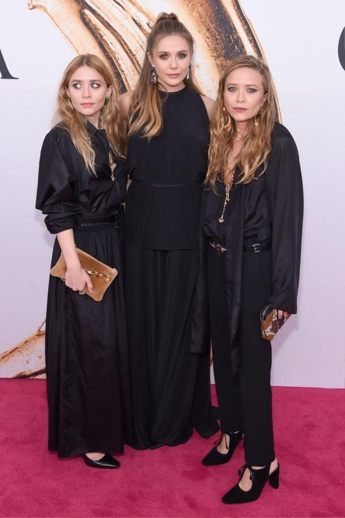 Ba chị em Ashley Olsen, Elizabeth Olsen và Mary-Kate Olsen.