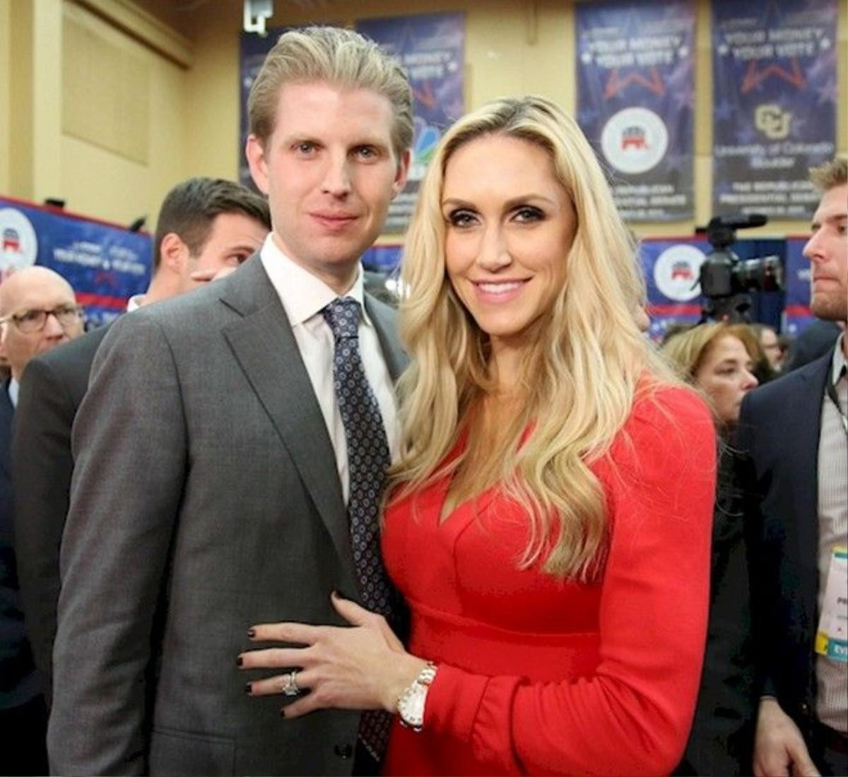 7. Eric Trump is married to a CBS producer of Inside Edition, Lara Yunaska. He's also been very involved with his father's career, appearing as a judge on his father's show, The Apprentice.