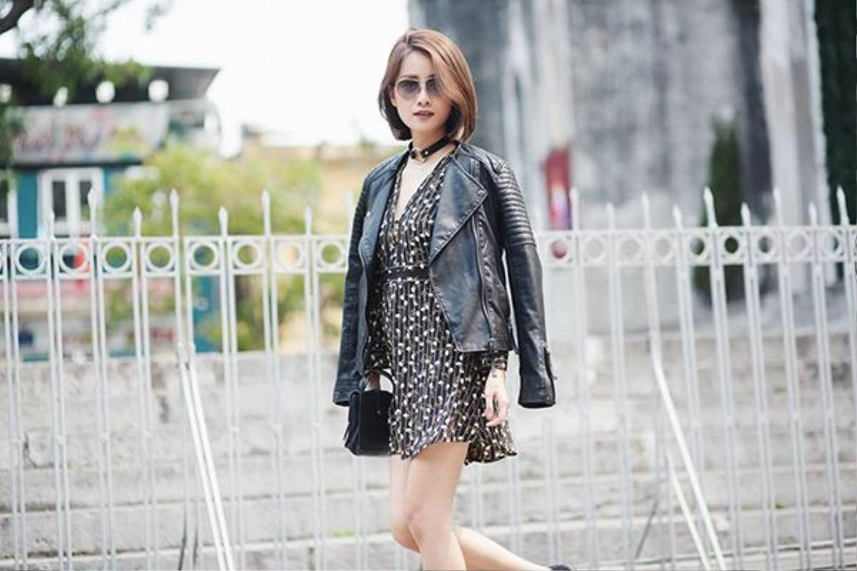 Cô sở hữu phong cách thời trang ấn tượng, không thua kém bất kỳ fashionista nào.