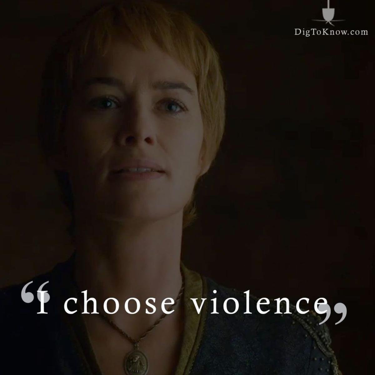 Cersei là một người ngông cuồng và rất hiếu thắng.