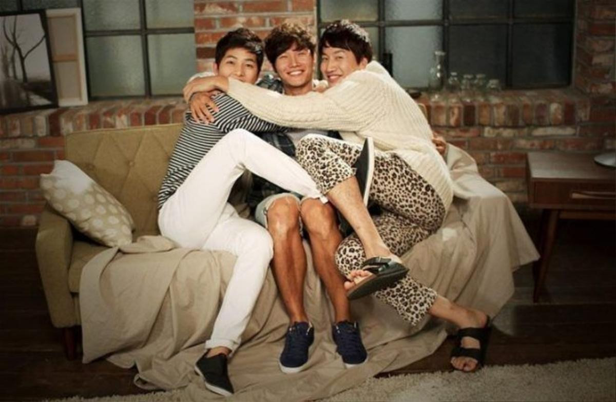 Đàn anh dễ thương Kim Jong Kook. Và trên thực tế, Song Joong Ki thân thiết với tất cả các thành viên Running Man.