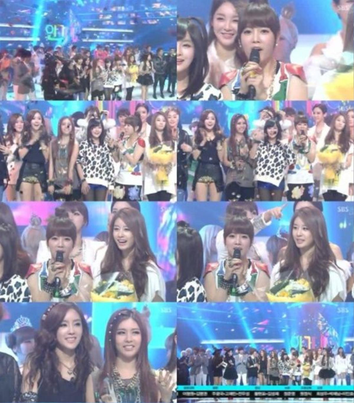 tara triple crown inkigayo (2)