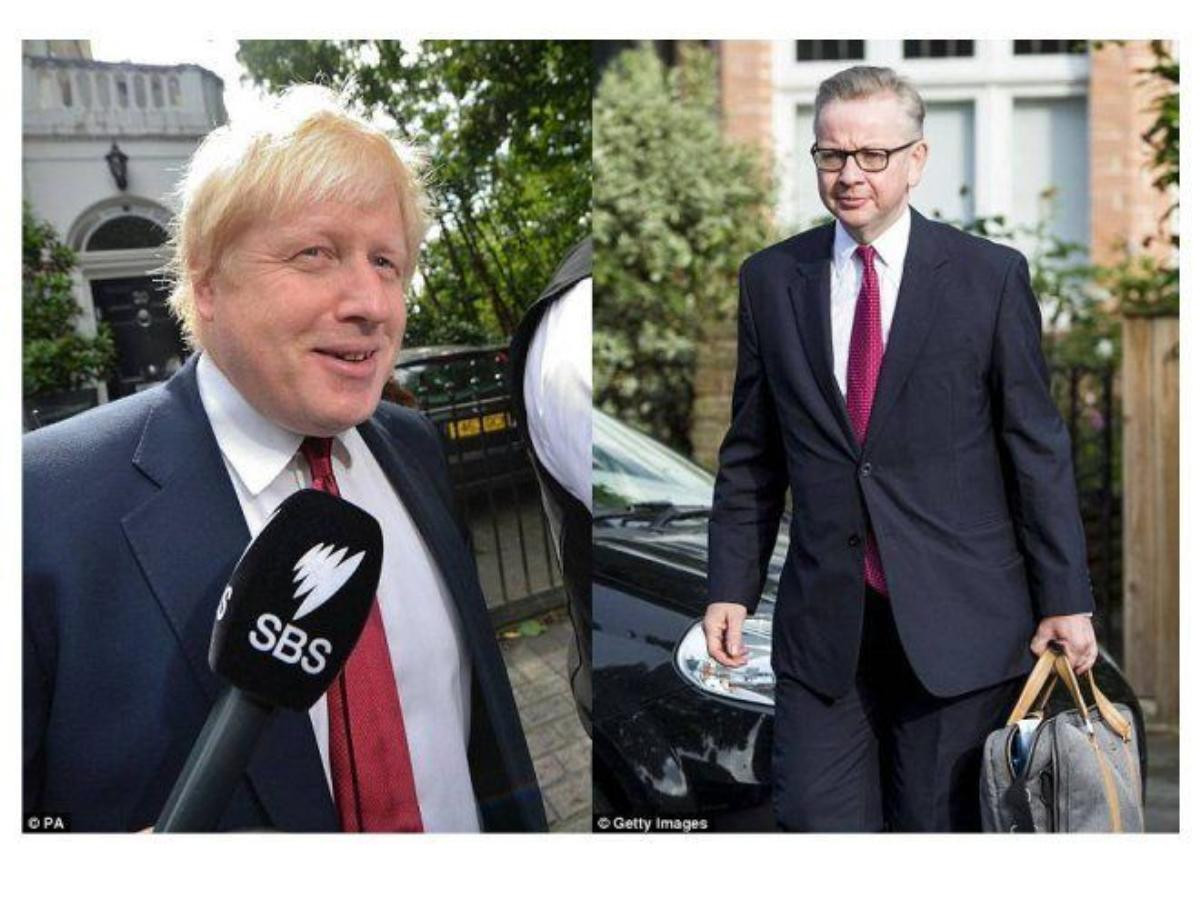 Trước khi “quay lưng”, Ngoại trưởng Tư pháp Michael Gove từng có thời gian là người ủng hộ rất lớn đối với Boris Johnson trong chiến dịch bỏ phiếu cho Brexit.