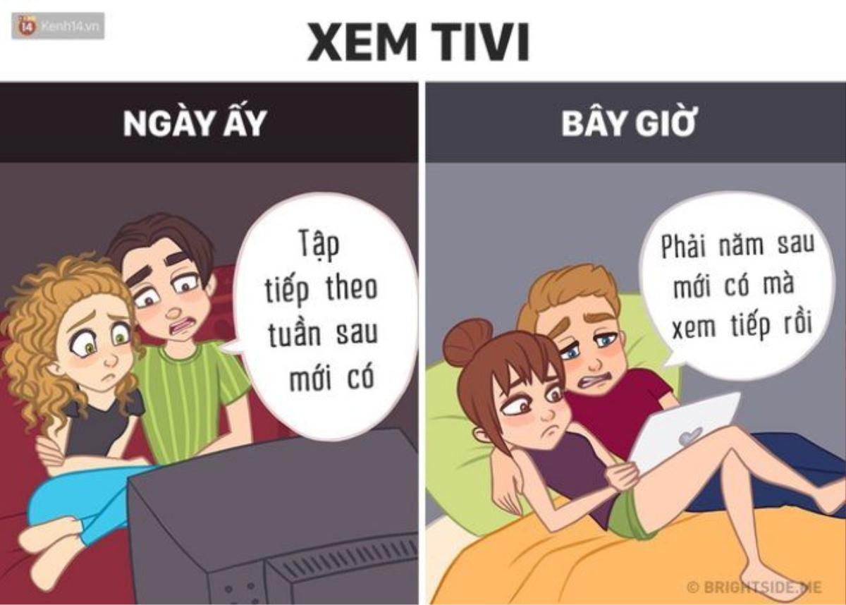 Giờ muốn xem gì thì lên mạng là có, chứ tội gì mà mòn mỏi đợ chờ qua tivi...