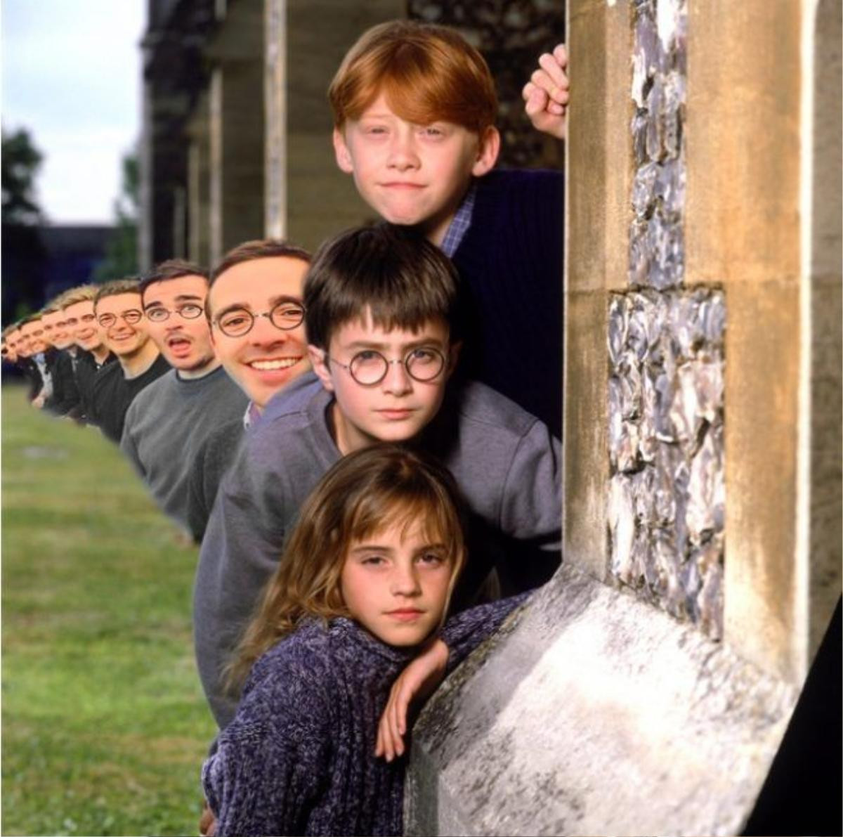 "Biệt đội" của Harry Potter đã tăng dân số rồi nhé. 