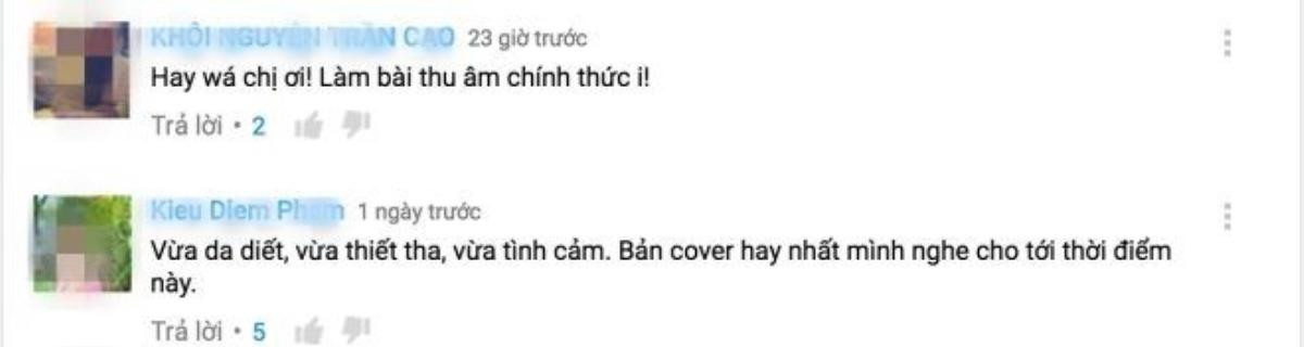 "Cơn mưa lời khen" dành cho bản cover này trên các trang mạng xã hội. 