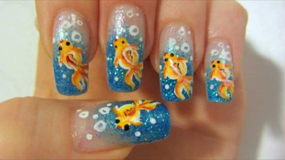 [đẹp]Aquarium nails 13