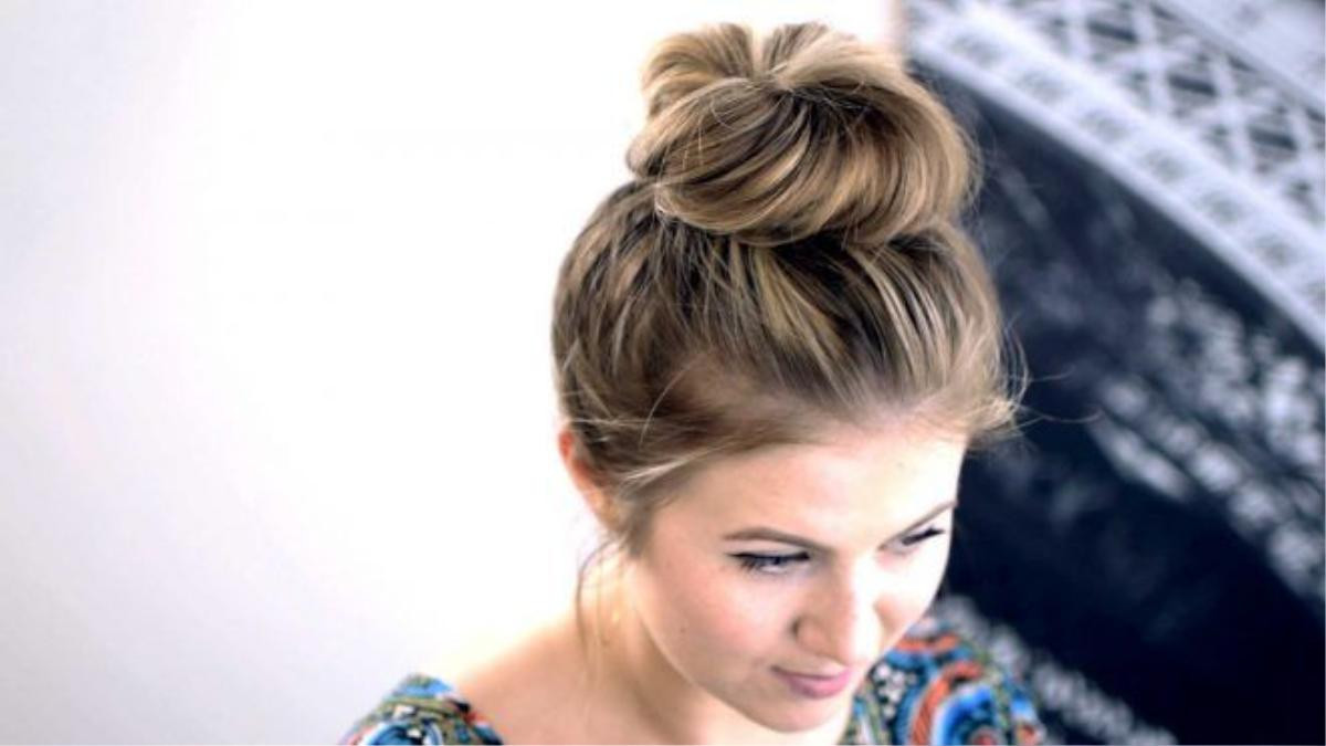 [đẹp] messy top knot 13