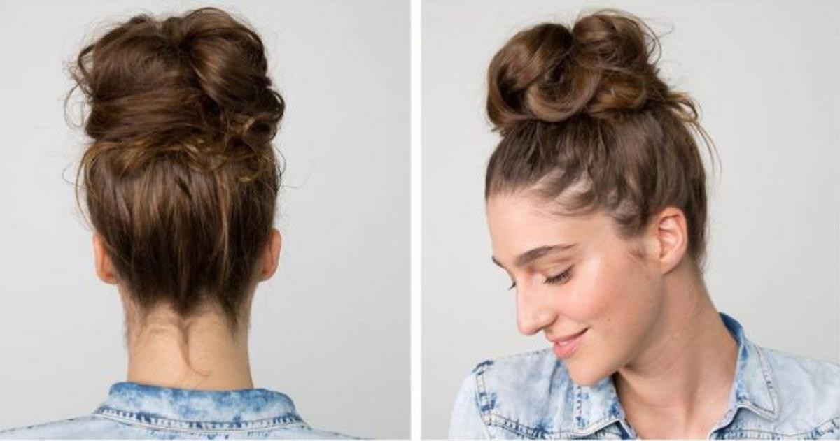 [đẹp] messy top knot 4