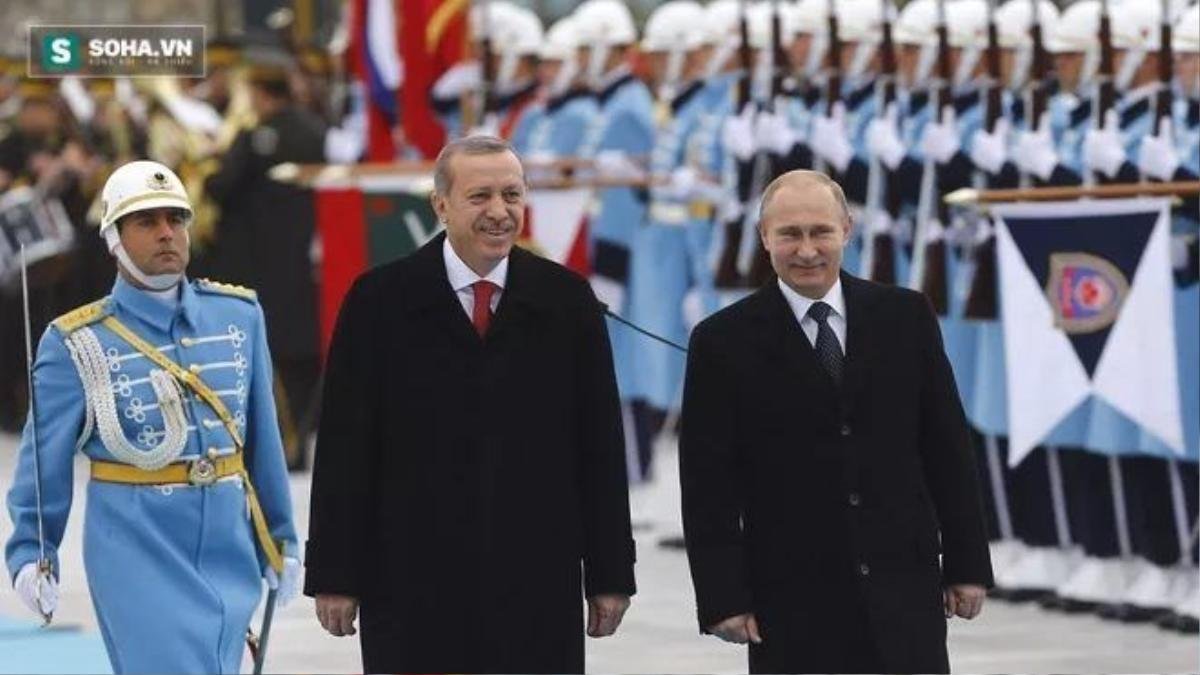 Tổng thống Thổ Nhĩ Kỳ Erdogan và Tổng thống Nga Putin.