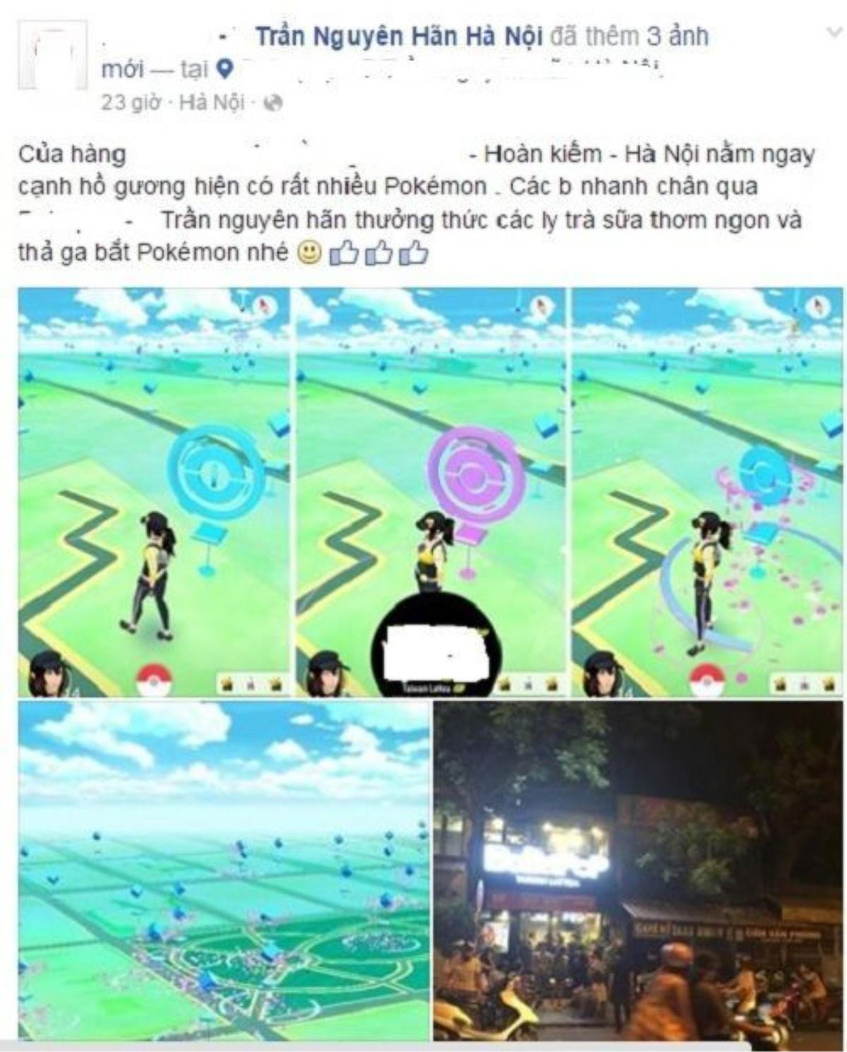 Những hình thức kinh doanh ăn theo trào lưu Pokemon Go.