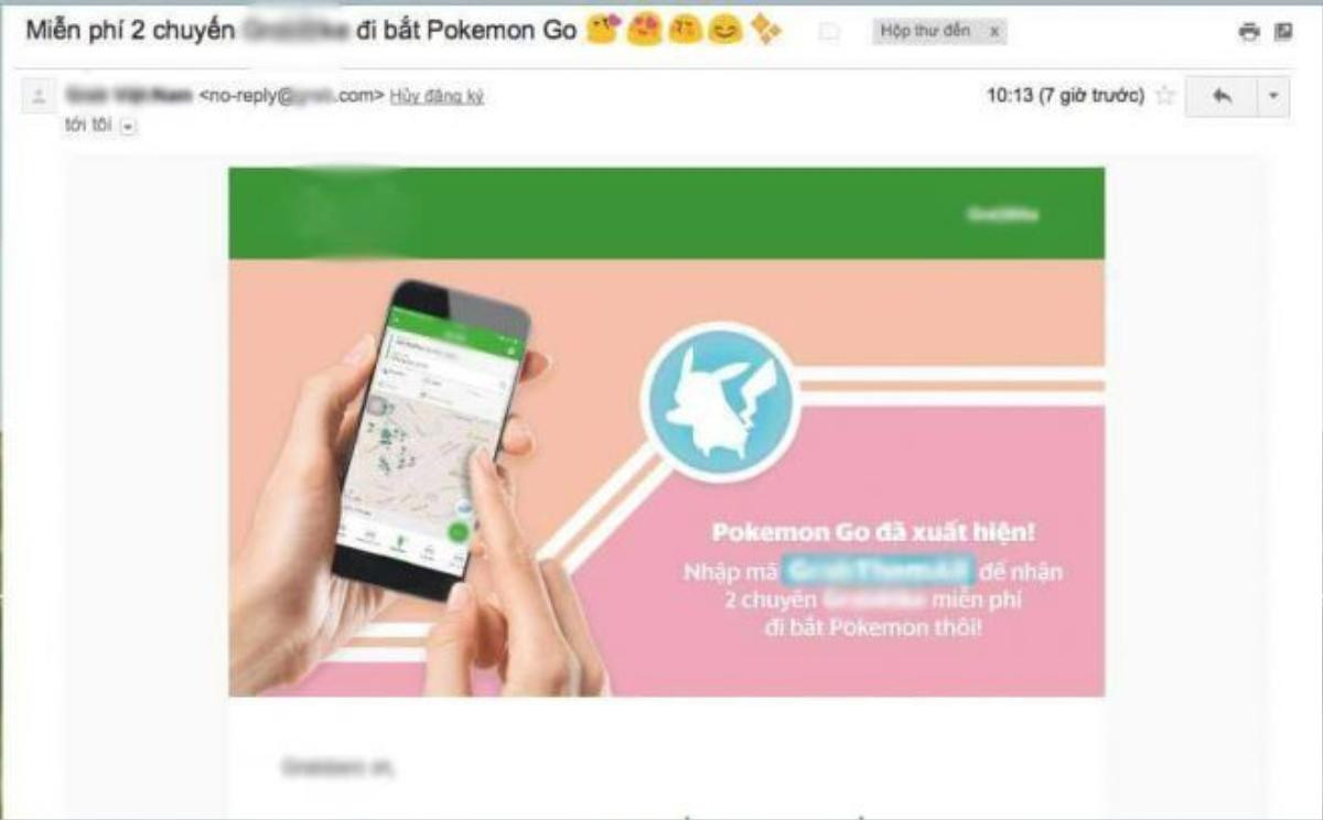 Một hãng taxi còn miễn phí 2 chuyến đi cho người dùng đi bắt Pokemon.