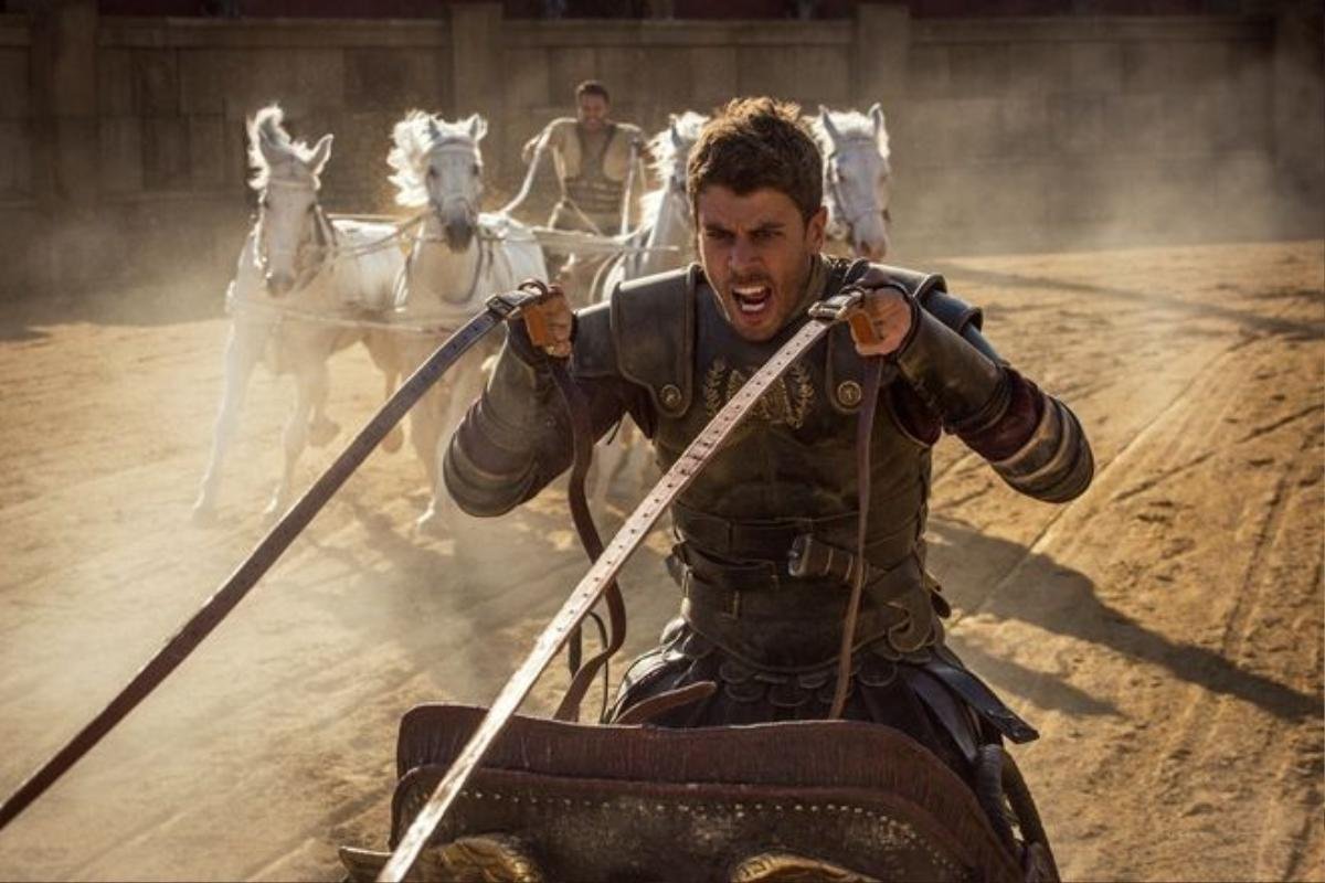 Toby Kebbell plays Messala Severus and Jack Huston plays Judah Ben-Hur Ben-Hur from Paramount Pictures and Metro-Goldwyn-Mayer Pictures.