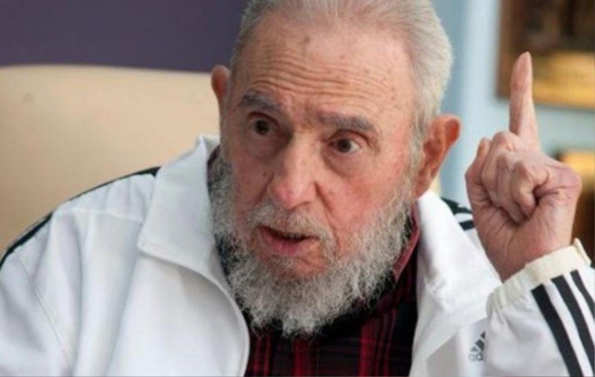 Cựu chủ tịch Cuba Fidel Castro. Ảnh: AP.