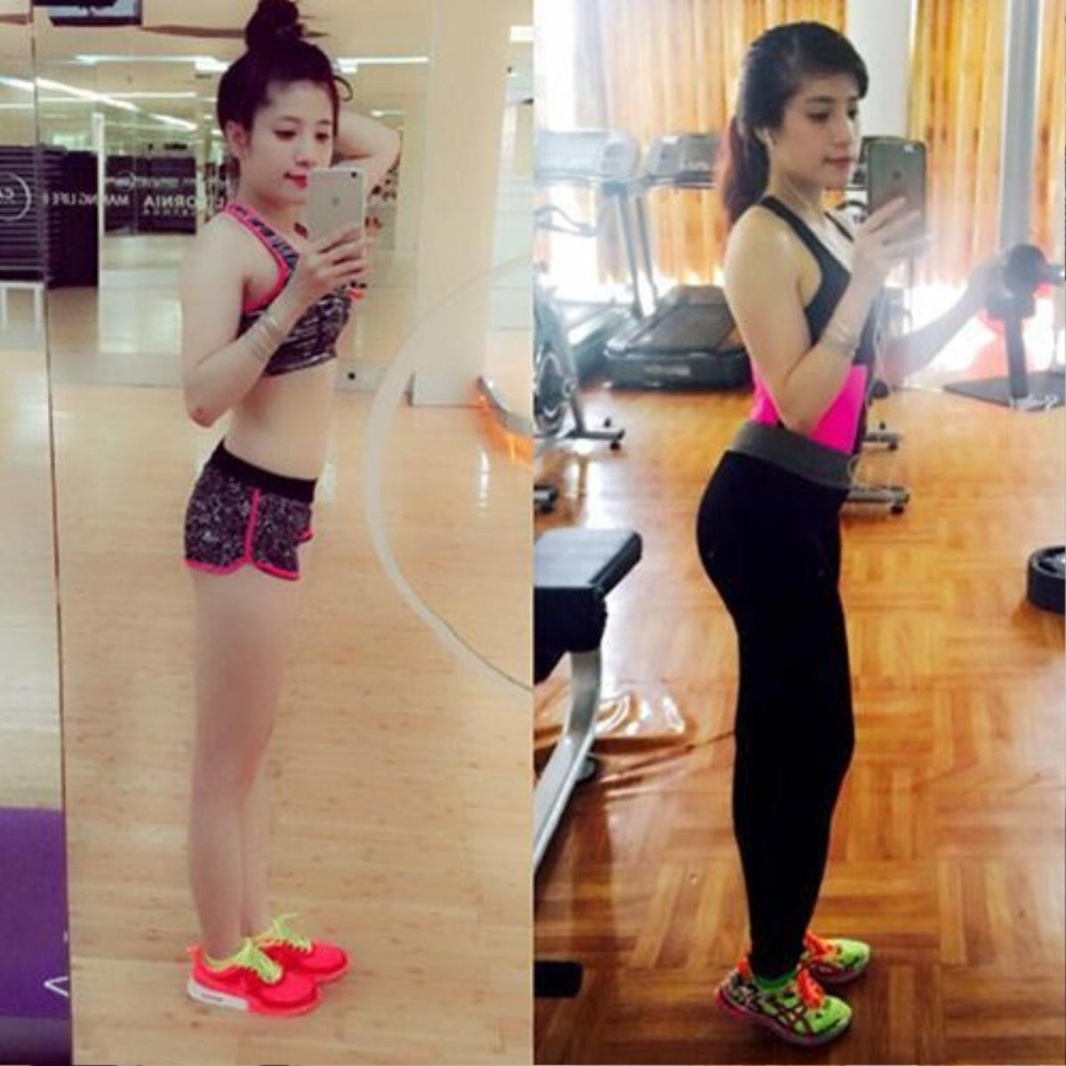 Sự thay đổi của Ngọc Tú sau quá trình làm bạn với gym.