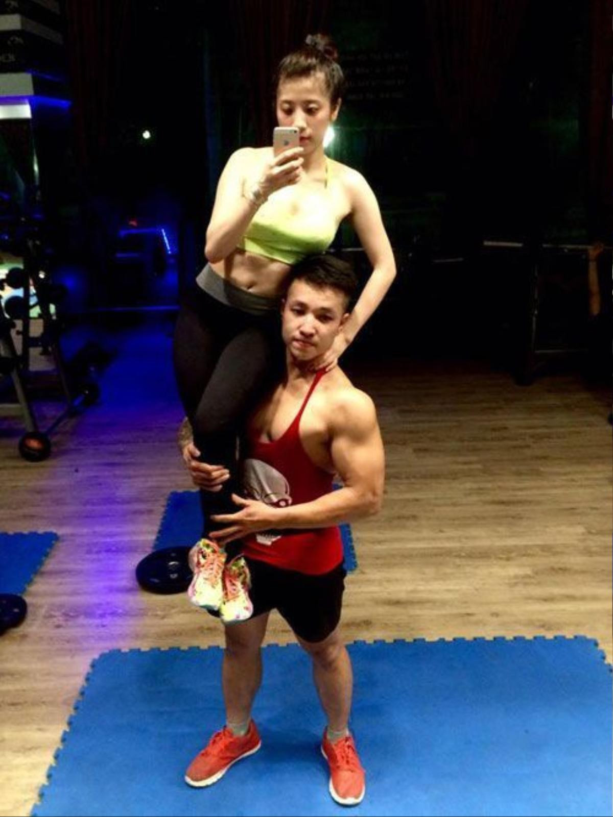 Được biết, hai người nên duyên vợ chồng cũng tại chính phòng tập gym này.