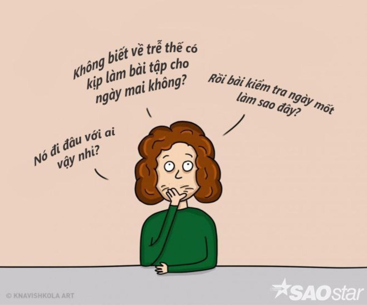 Mẹ luôn lo lắng cho con bất kể khi nào