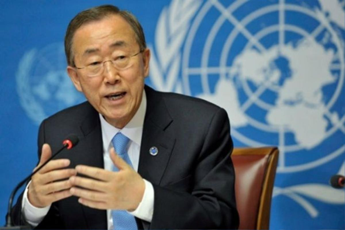 Tổng thư ký Liên Hợp Quốc Ban Ki-moon. Ảnh: medafricatimes