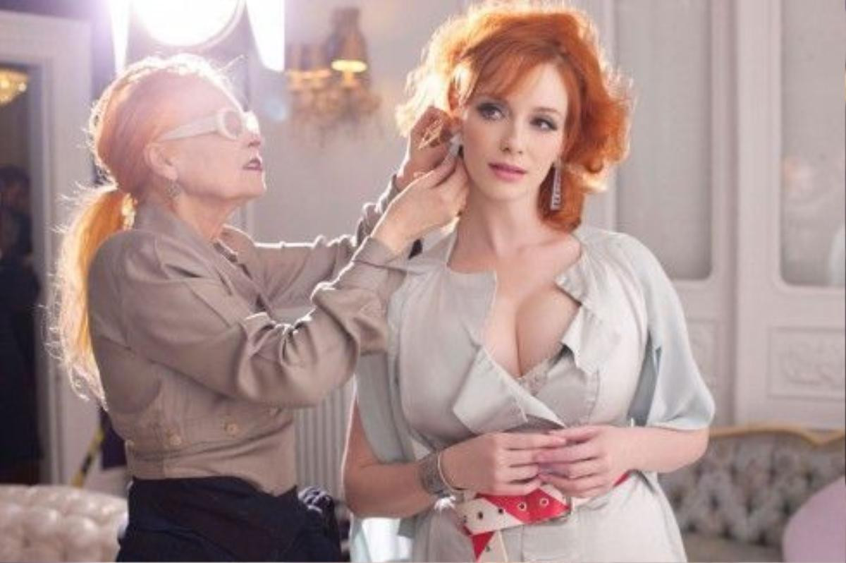 Christina Hendricks và Vivienne 