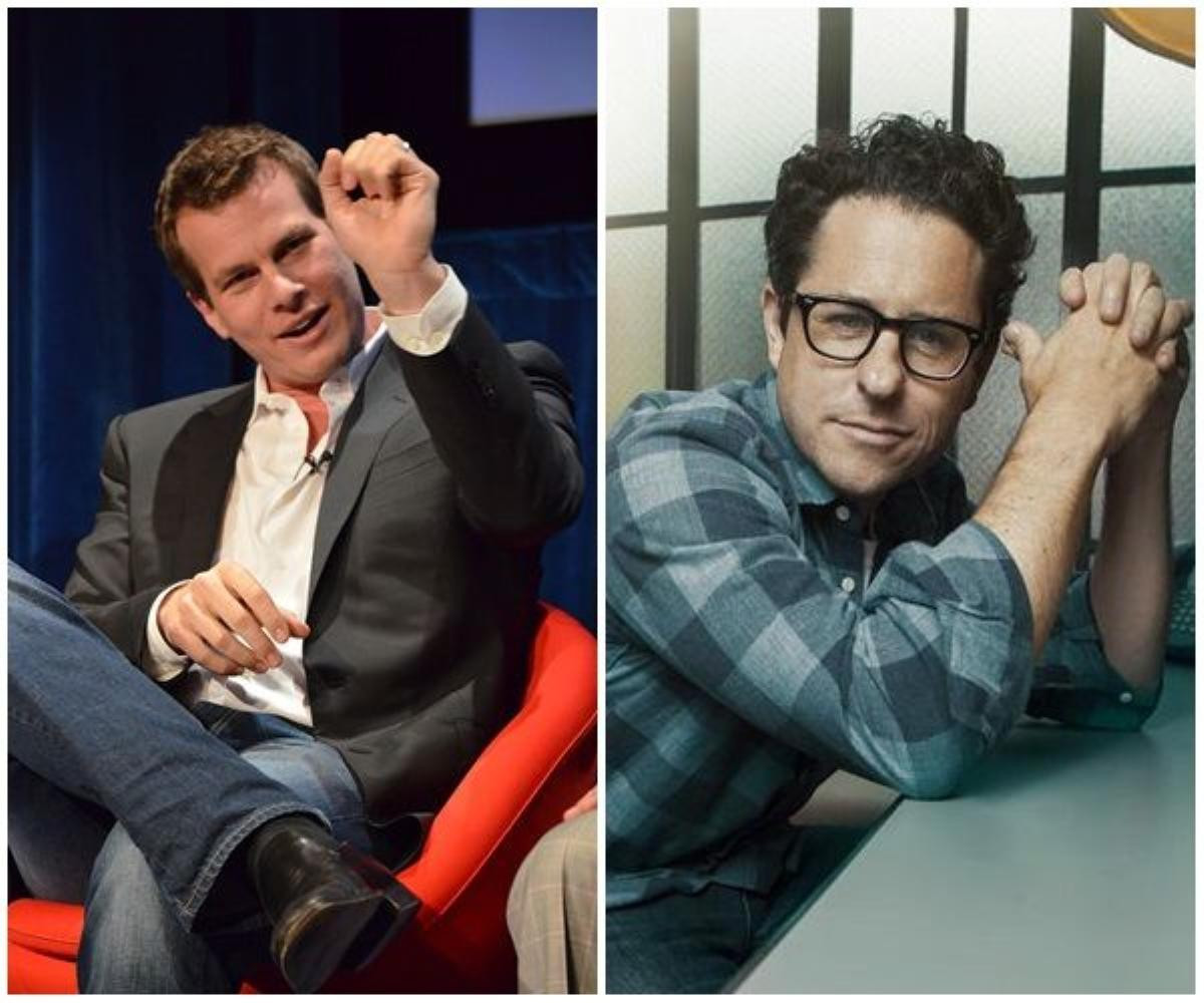 Jonathan Nolan (trái) và J.J. Abrams (phải).