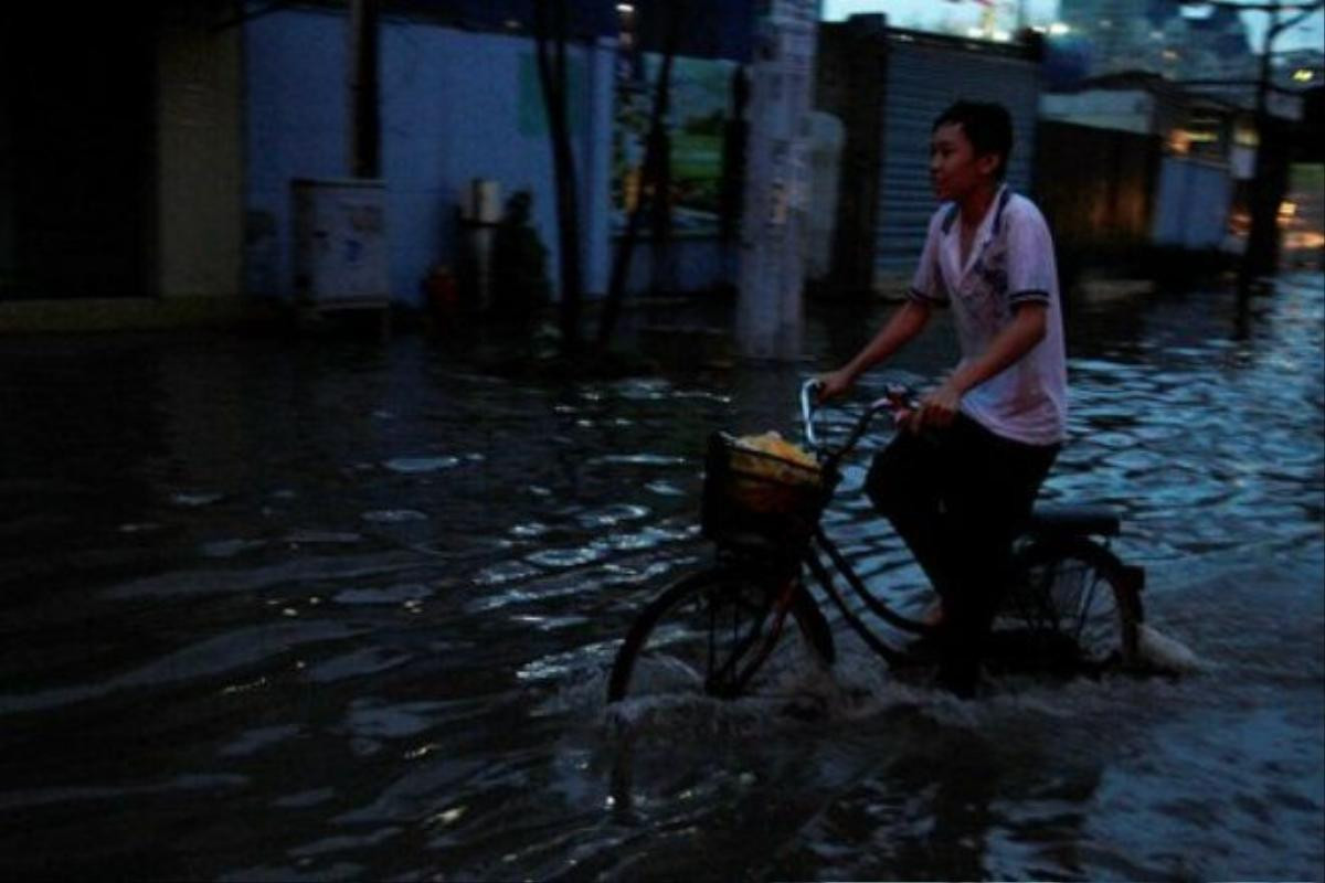 Mực nước tại đây có khi lên đến 50 cm