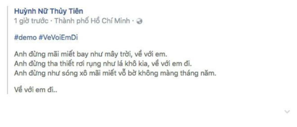 Lời bài hát rất tình cảm.