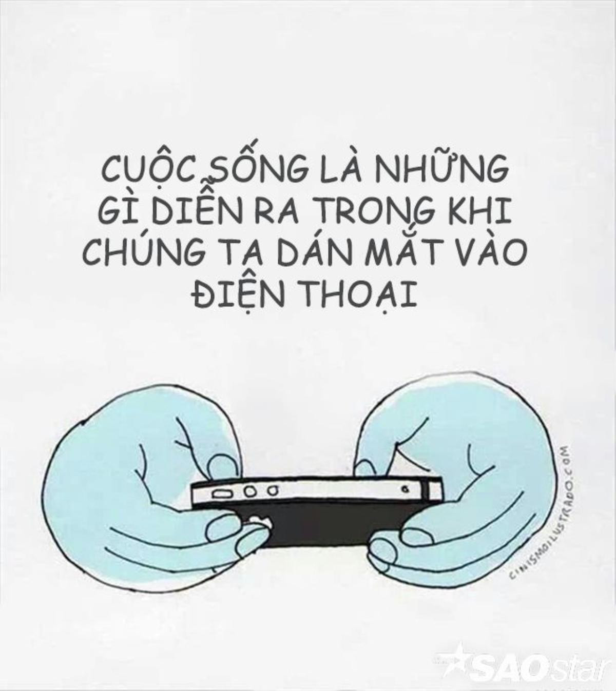 Chúng ta cứ tưởng cuộc sống là những gì chúng ta thấy trên màn hình trước mắt.