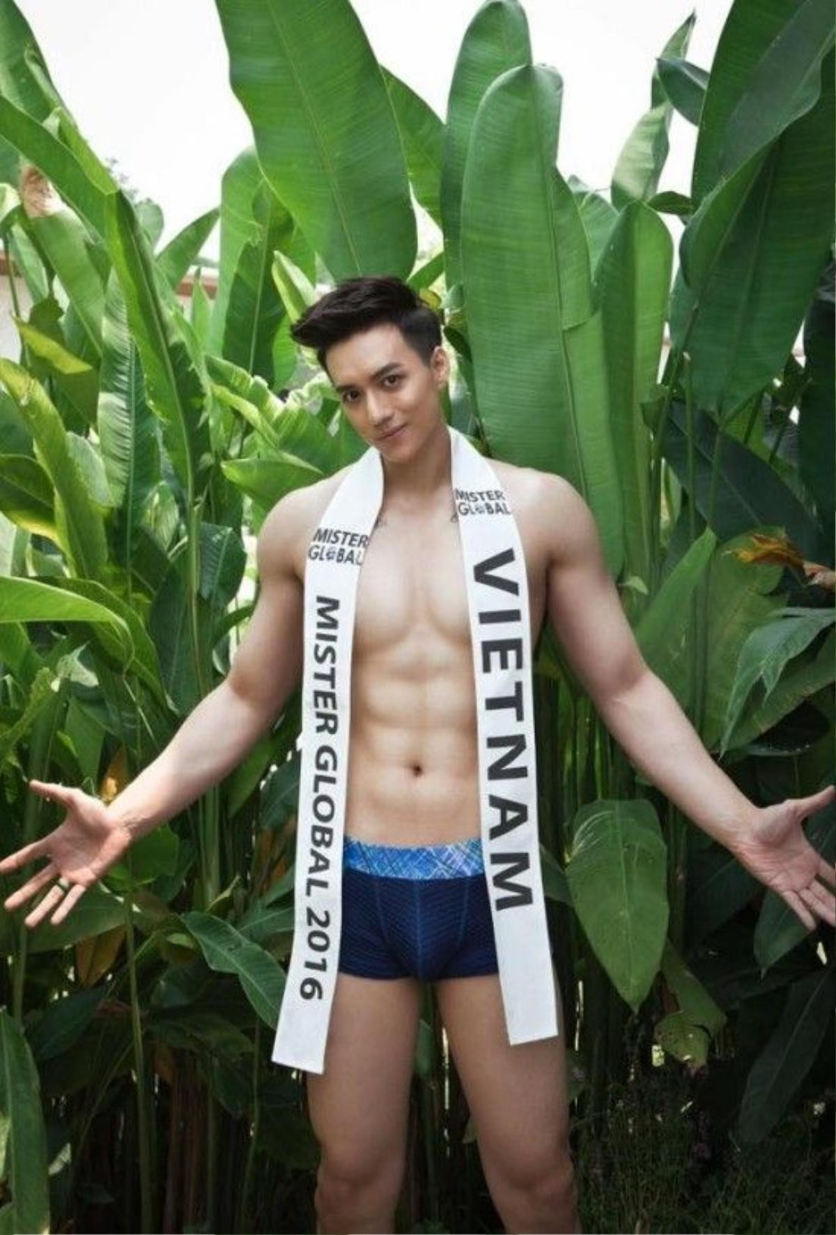 Tháng 5 vừa qua, Nguyễn Phúc Vĩnh Cường tham dự cuộc thi Mister Global 2016 - Nam vương Toàn cầu 2016.