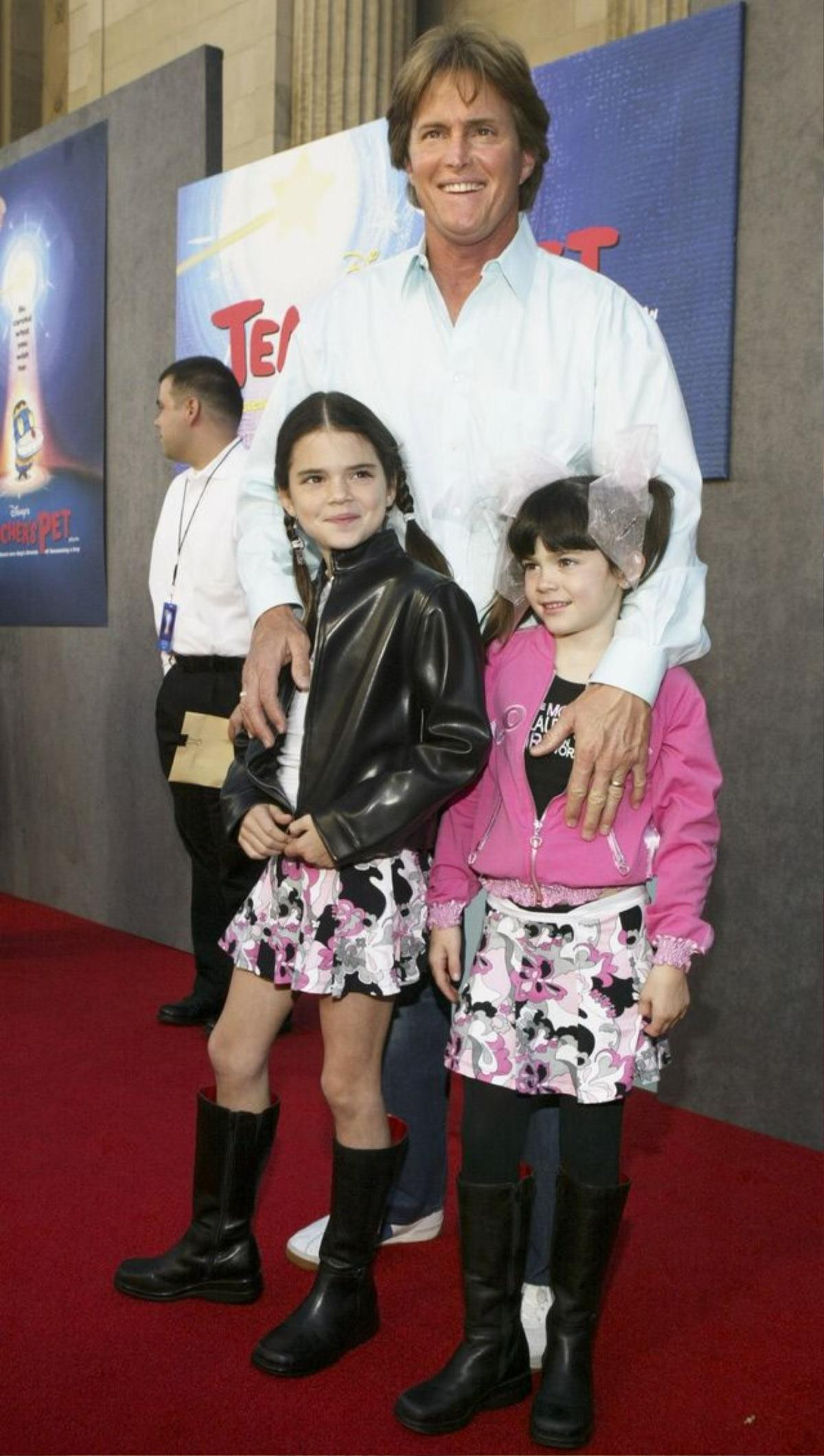 Bruce Jenner with daughters Kendall and Kylie