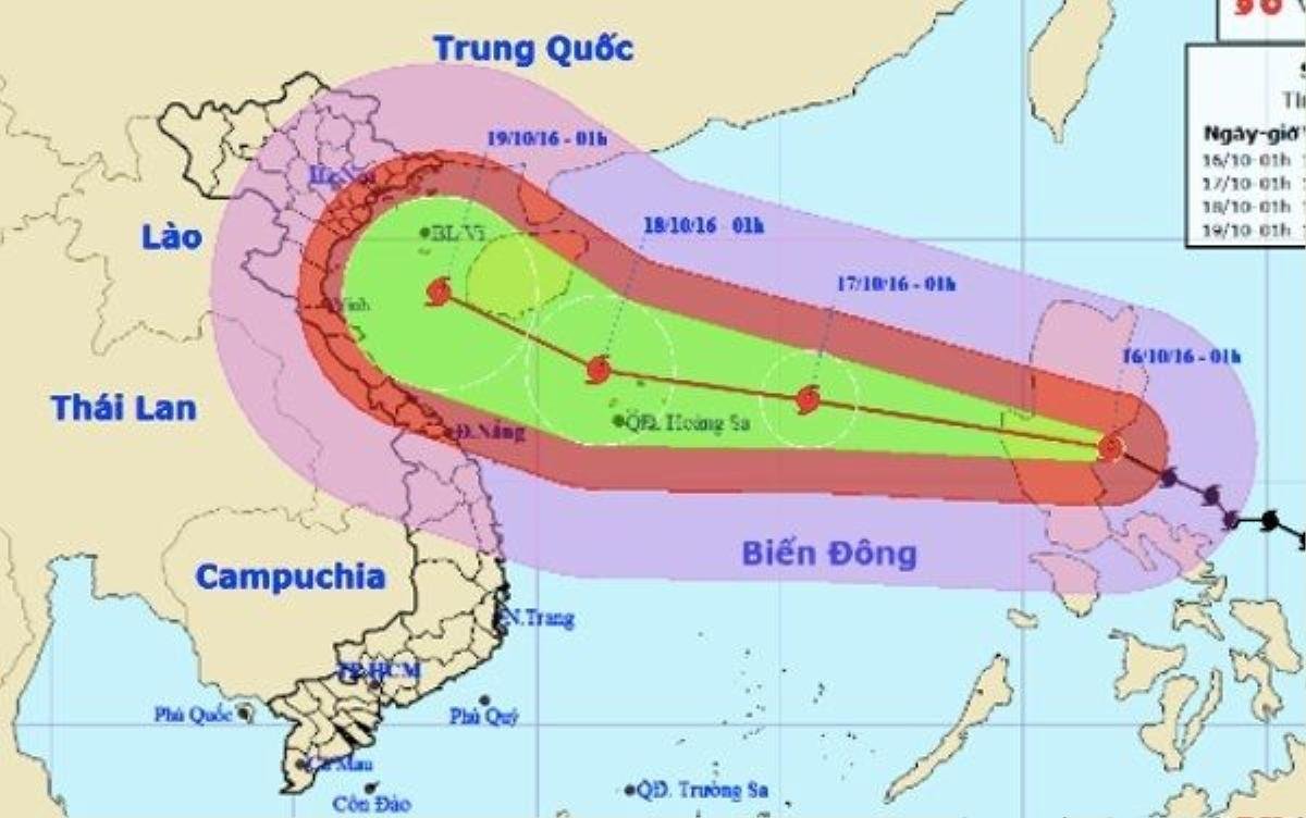 Ông Hải nhận định khi đổ bộ bão số 7 sẽ mạnh ngang bão Sơn Tinh