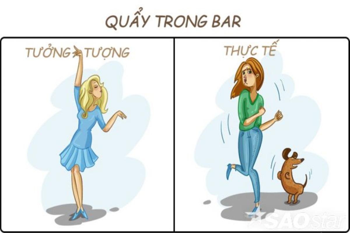 Thực tế và tưởng tượng đôi khi khiến các nàng chẳng muốn nhớ đến!