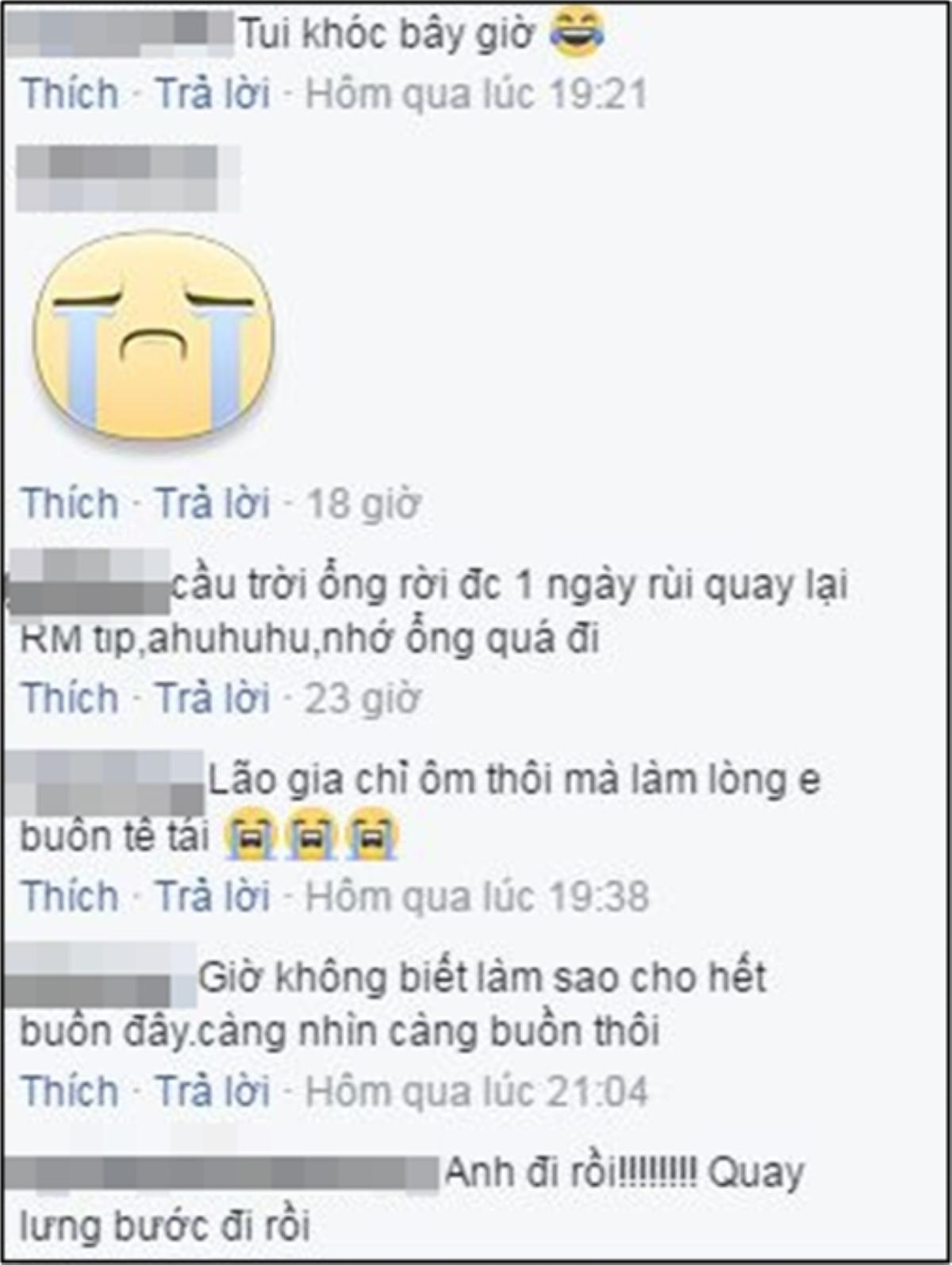 Họ đã khóc rất nhiều và không có can đảm để xem tiếp mà đối diện với sự thật này.