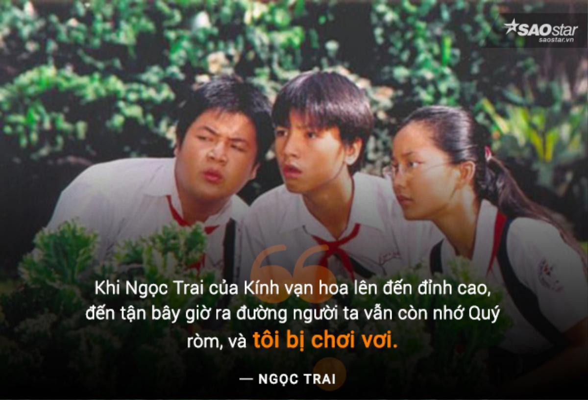 Ngọc Trai không thể quên vai diễn Quý Ròm ngày bé.