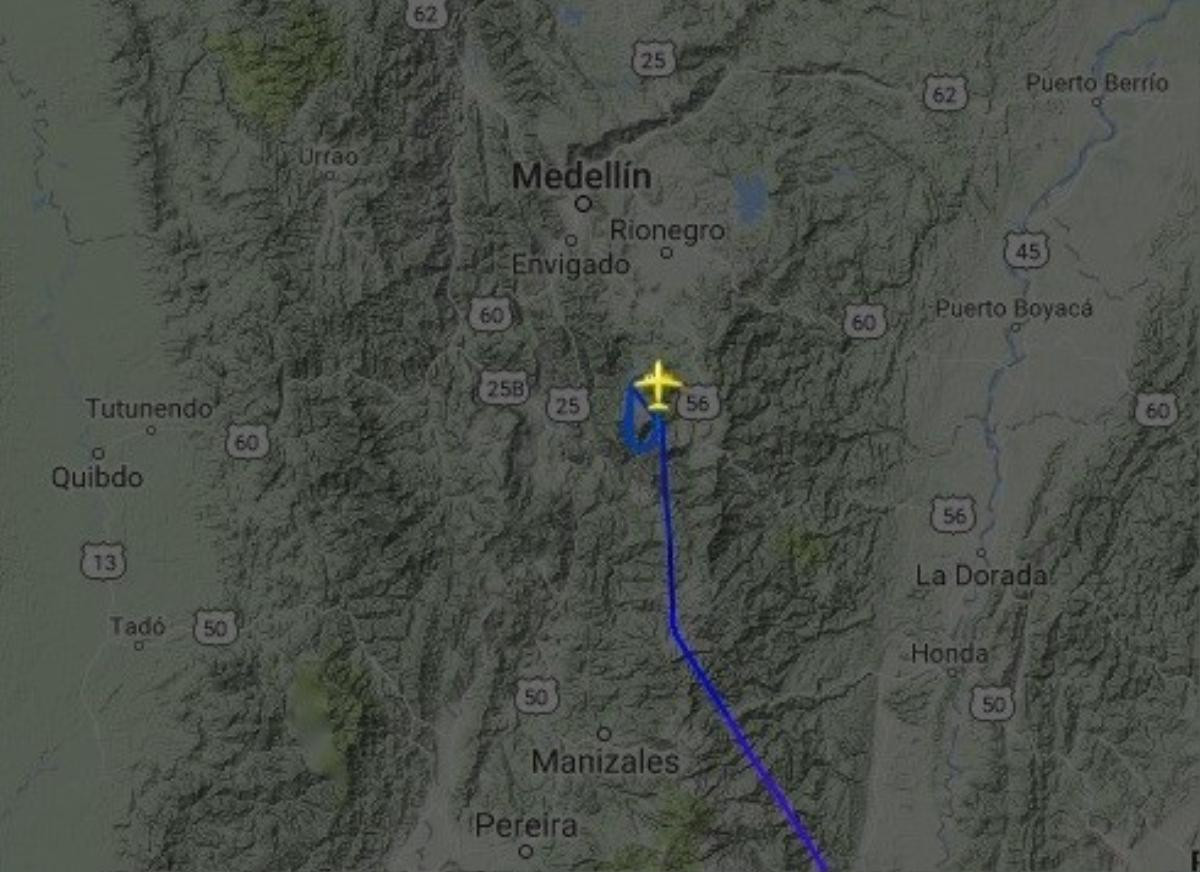 11292016planecrashcolombiacreditflightradar24