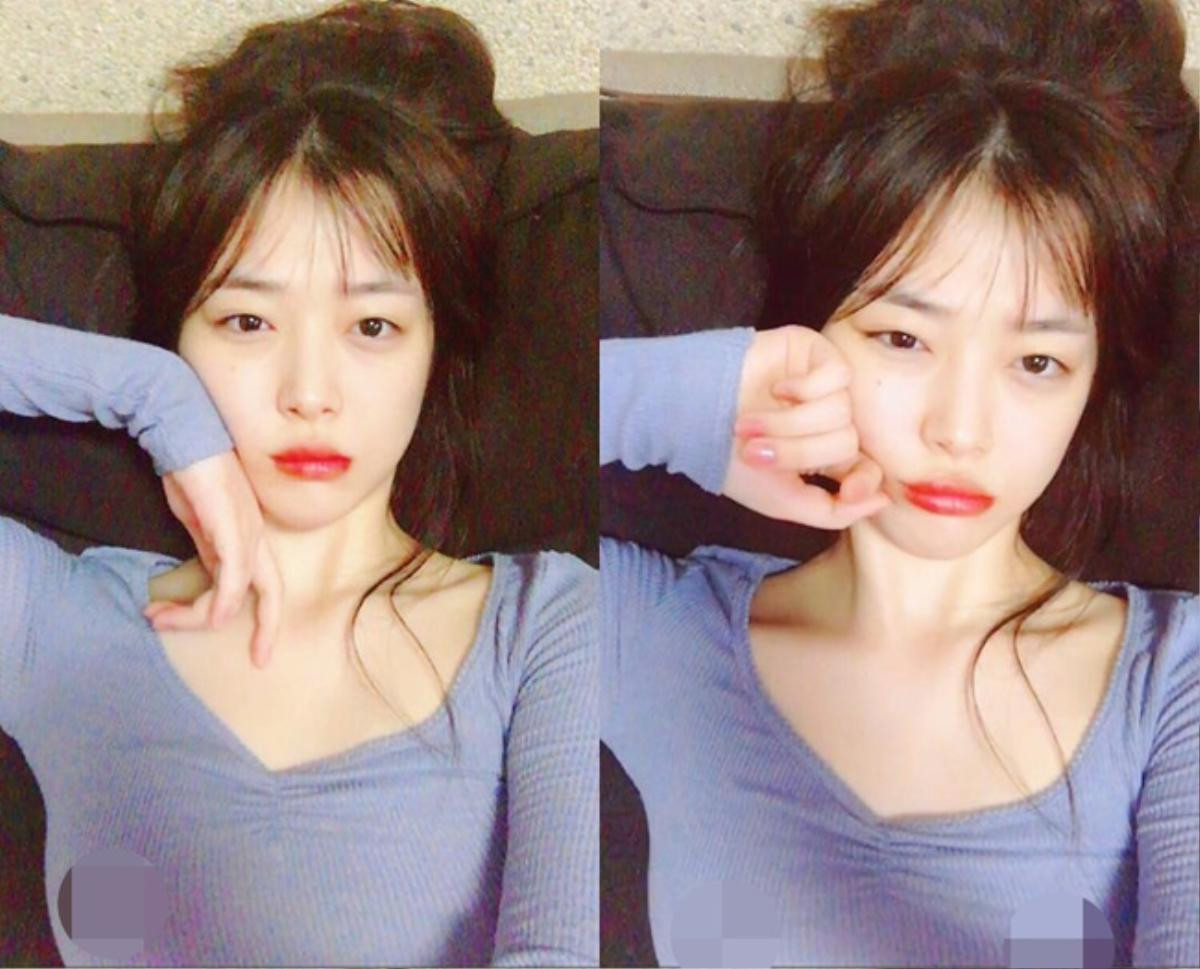 Fan của Sulli đã cảm thấy rất đau lòng khi cứ phải chứng kiến loạt ảnh "thả rông" của cô nàng trên Instagram. 