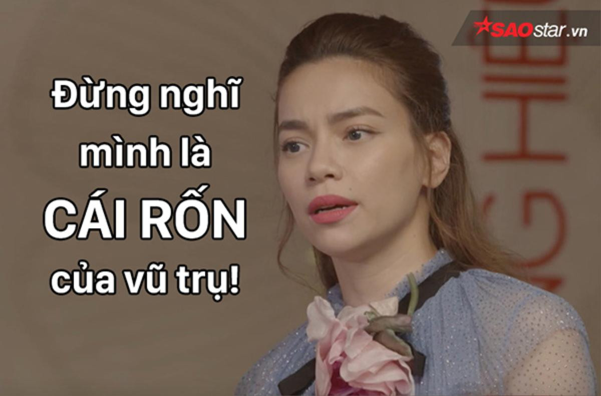 Hồ Ngọc Hà cũng "gấy sốt" với câu nói "dằn mặt" Mai Ngô và An Nguy trong The Face: "Đừng nghĩ mình là cái rôn của vũ trụ".