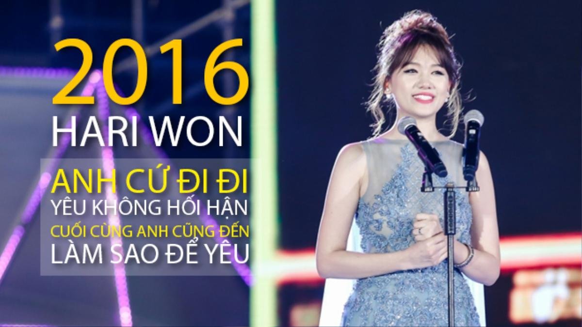 Nhìn lại 2016 'năng suất' của Hari Won, ai cũng phải thấy… mệt! Ảnh 5