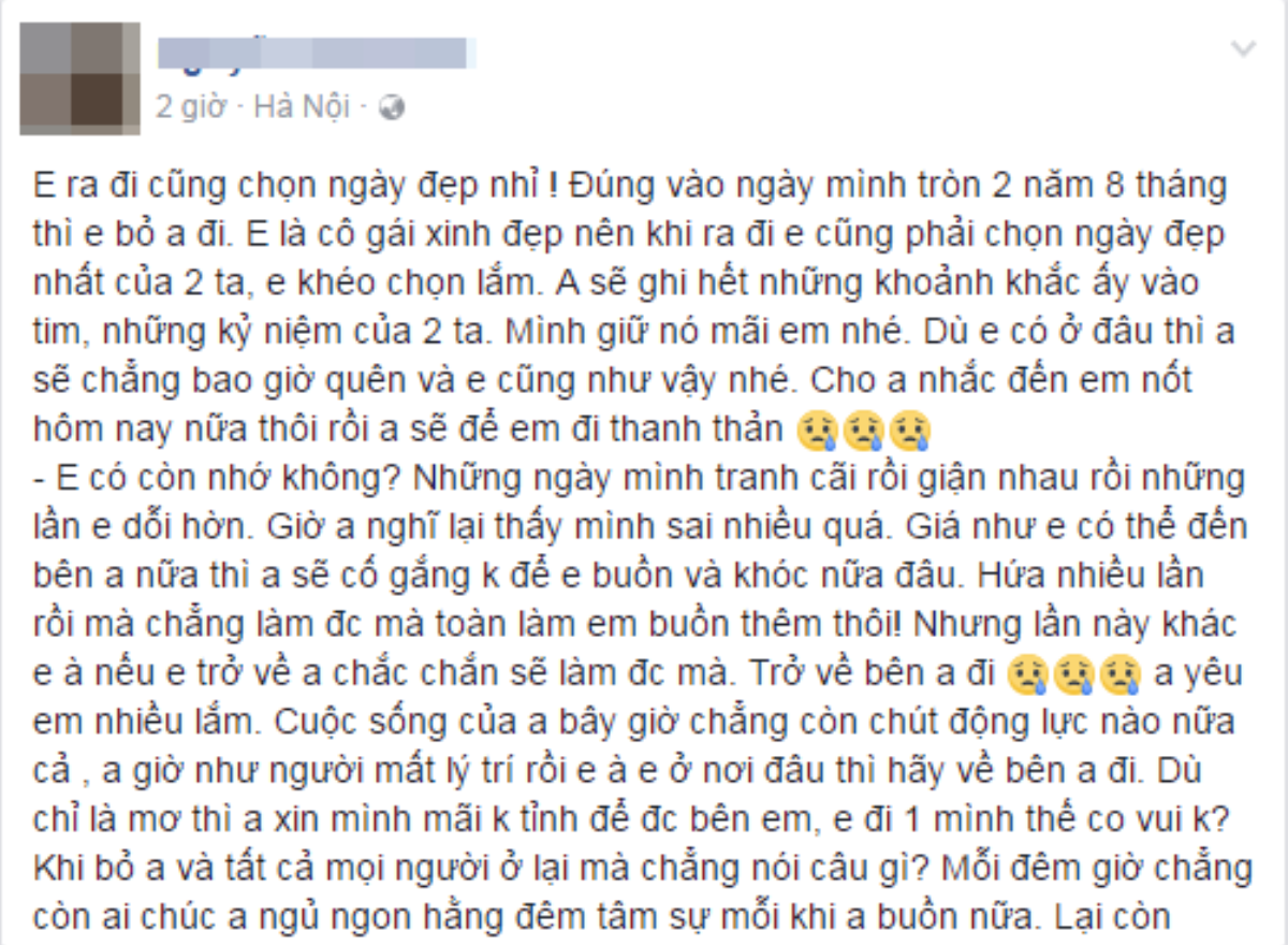 Người yêu cô gái tử nạn khi đi từ Tam Đảo về Hà Nội viết tâm thư trong đau đớn Ảnh 1