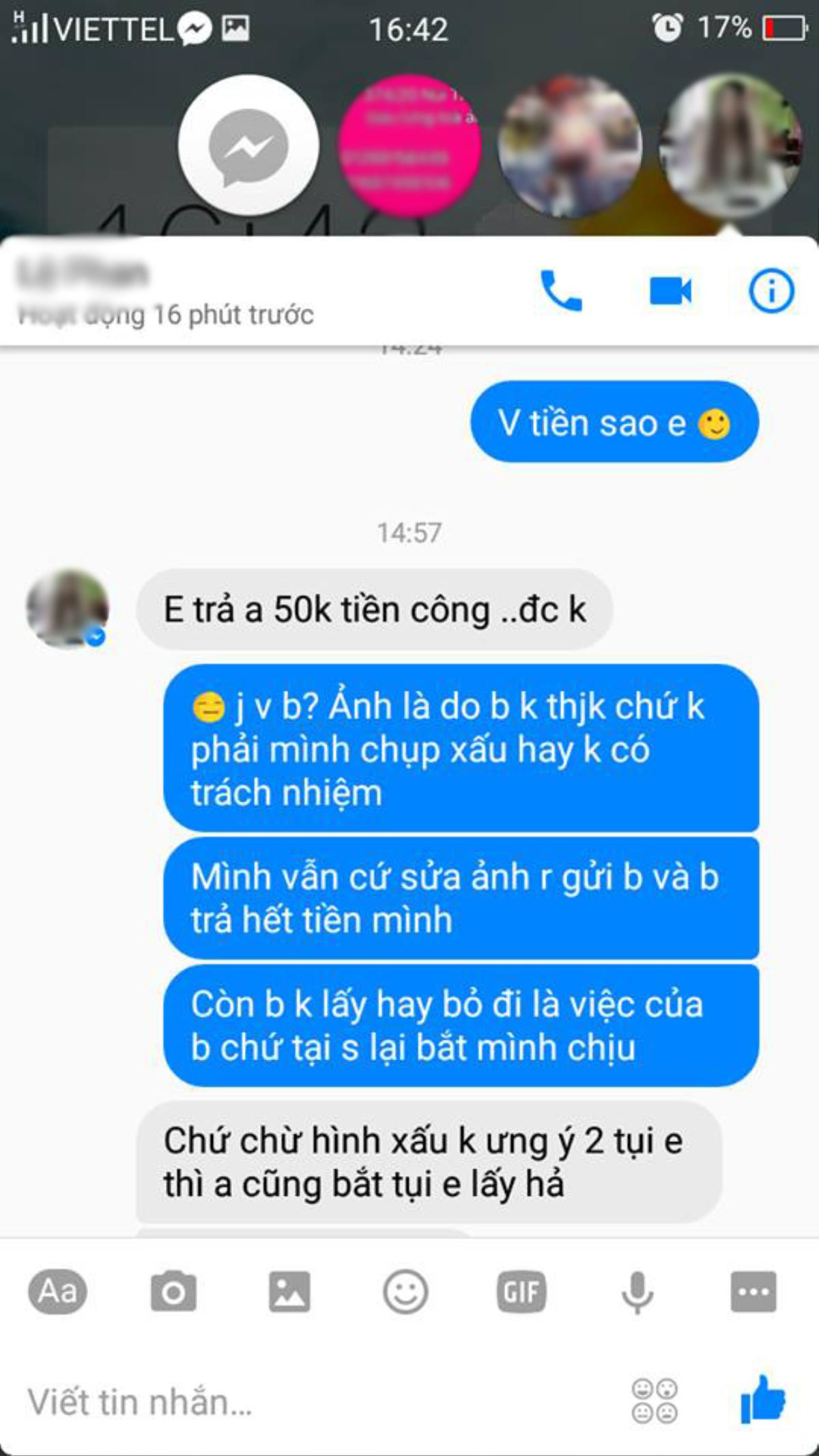 Thuê người chụp hình Tết xong chỉ trả công 50 nghìn vì chê thợ chụp xấu Ảnh 5