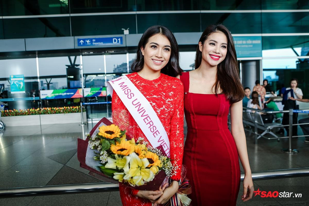 Phạm Hương rạng rỡ tiễn Lệ Hằng lên đường tham dự Miss Universe Ảnh 3