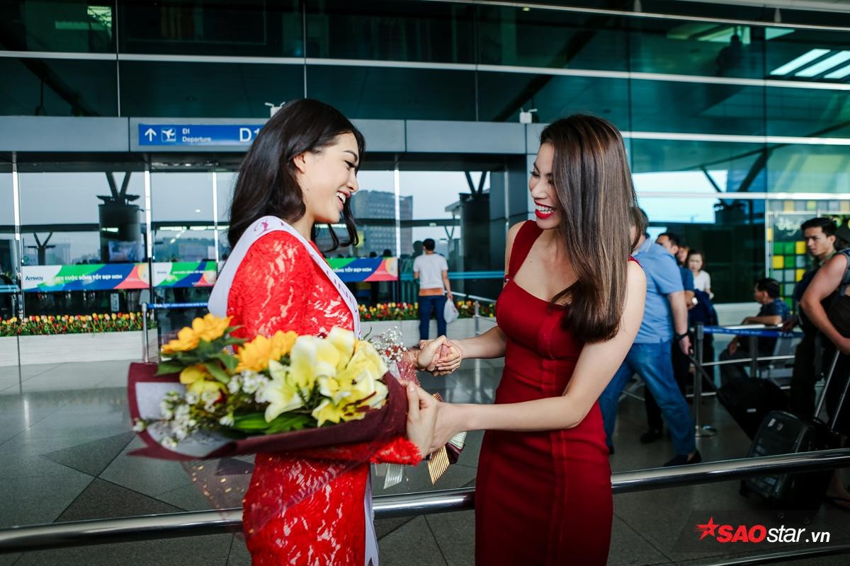 Phạm Hương rạng rỡ tiễn Lệ Hằng lên đường tham dự Miss Universe Ảnh 6