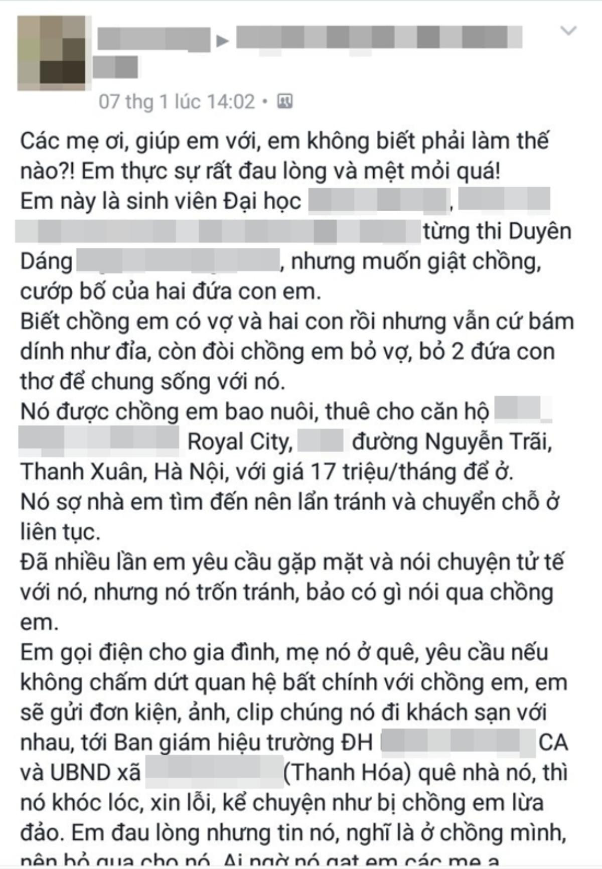 Anh trai nữ sinh bị 'tố' giật chồng lên tiếng: 'Chả lẽ tất cả lỗi tại đàn bà' Ảnh 1