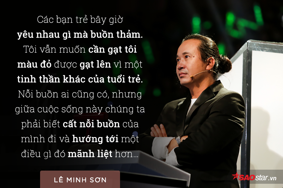 Duyên dáng, dí dỏm, dữ dằn với những phát ngôn 'cộp mác' Lê Minh Sơn ở Bài hát hay nhất Ảnh 2