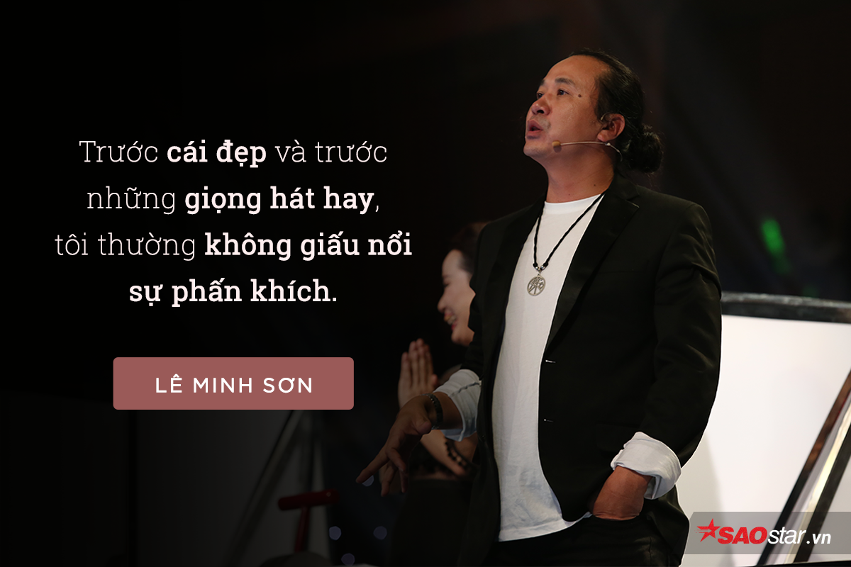 Duyên dáng, dí dỏm, dữ dằn với những phát ngôn 'cộp mác' Lê Minh Sơn ở Bài hát hay nhất Ảnh 7