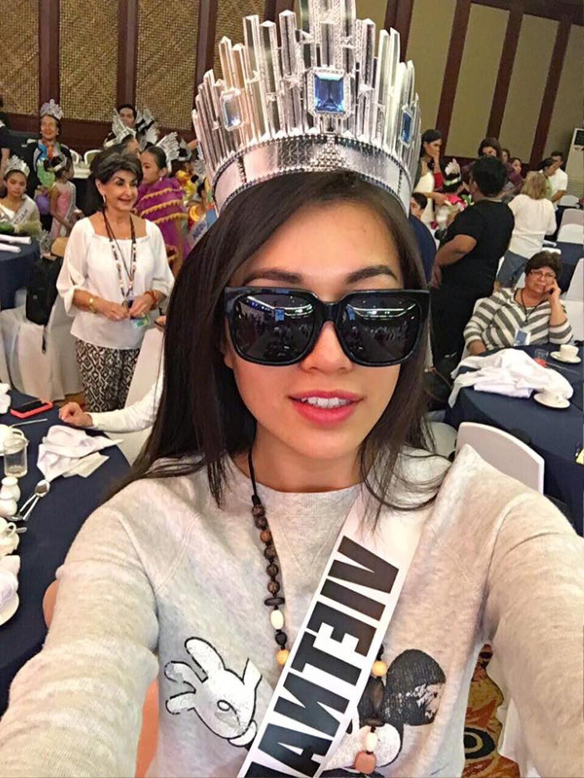 Hoa hậu Diễm Hương 'bóc mẽ' BTC Miss Universe, Lệ Hằng đội vương miện tỏa sáng chẳng kém ai Ảnh 7